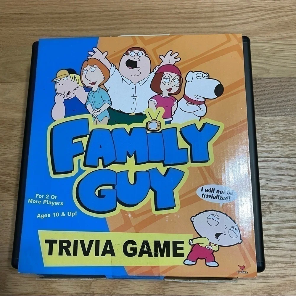 Family Guy Trivia Game NEW Tin Box Sealed Fox